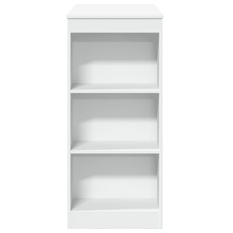 Bartafel met rekken 95x47x103,5 cm bewerkt hout wit 5