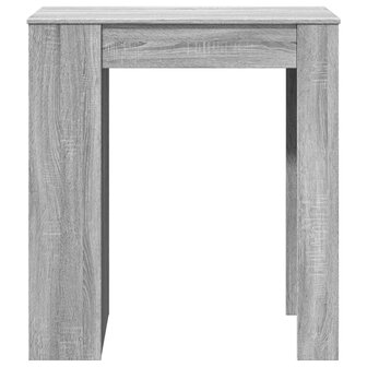 Bartafel met rekken 95x47x103,5 cm bewerkt hout grijs sonoma 4