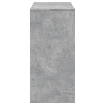 Bartafel 102x50x103,5 cm bewerkt hout betongrijs 5