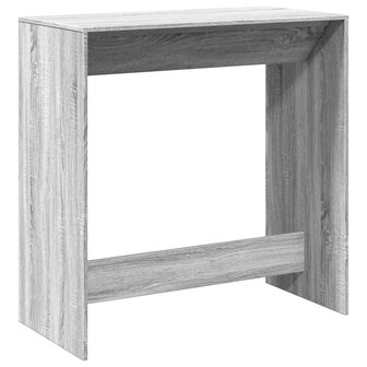 Bartafel 102x50x103,5 cm bewerkt hout grijs sonoma eikenkleur 6