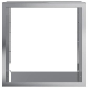 Haardhoutrek 100x40x100 cm gegalvaniseerd staal 4