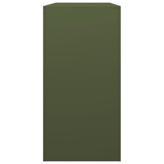 Haardhoutrek 100x40x80 cm staal groen 5