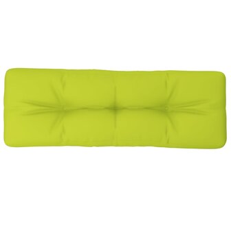 Palletkussen 120x40x12 cm stof heldergroen 2