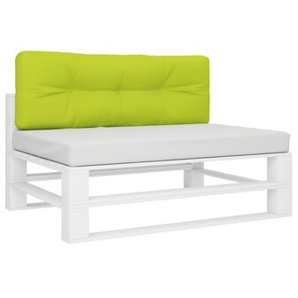 Palletkussen 120x40x12 cm stof heldergroen 3