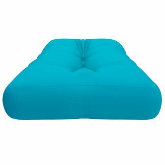 Palletkussen 120x40x12 cm stof turquoise 6