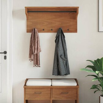 Wandkapstok SANDNES 87x30x42 cm massief grenenhout 4