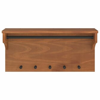 Wandkapstok SANDNES 87x30x42 cm massief grenenhout 5