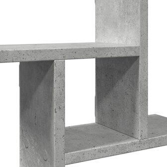 Wandschappen 2 st 50x12x50 cm bewerkt hout betongrijs 8