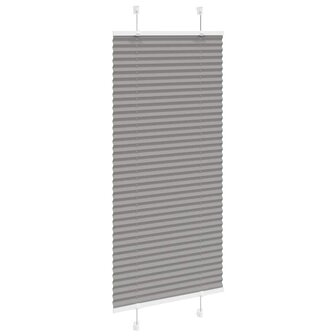 Pliss&eacute; rolgordijn 60x100 cm stofbreedte 59,4 cm antraciet 3