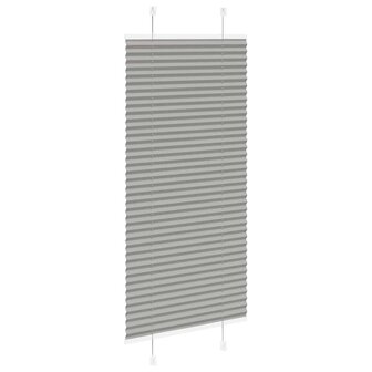 Pliss&eacute; rolgordijn 60x100 cm stofbreedte 59,4 cm antraciet 4