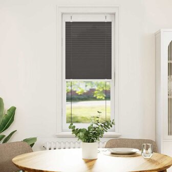 Pliss&eacute; rolgordijn 50x150 cm stofbreedte 49,4 cm polyester zwart 2