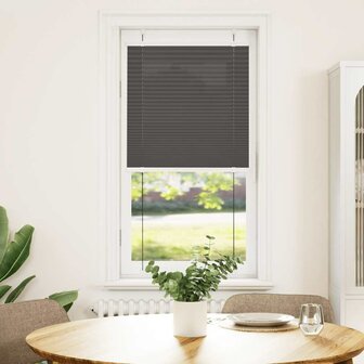 Pliss&eacute; rolgordijn 60x150 cm stofbreedte 59,4 cm polyester zwart 2