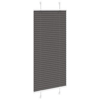 Pliss&eacute; rolgordijn 60x150 cm stofbreedte 59,4 cm polyester zwart 3
