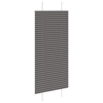 Pliss&eacute; rolgordijn 60x150 cm stofbreedte 59,4 cm polyester zwart 4