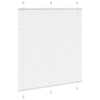 Pliss&eacute; rolgordijn 120x100cm stofbreedte 119,4cm polyester wit 3
