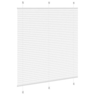 Pliss&eacute; rolgordijn 120x100cm stofbreedte 119,4cm polyester wit 4