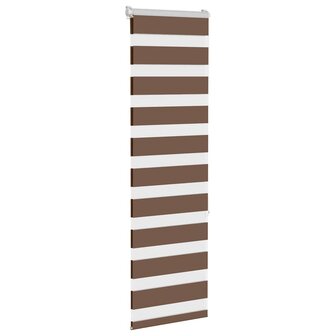 Zebra rolgordijn 40x150 cm stofbreedte 35,9 cm polyester bruin 3