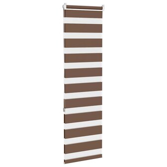Zebra rolgordijn 40x150 cm stofbreedte 35,9 cm polyester bruin 4