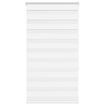 Zebra rolgordijn 80x150 cm stofbreedte 75,9 cm polyester wit 1
