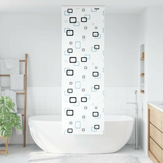 Doucherolgordijn met cassette 70x240 cm stofbreedte 66 cm 2