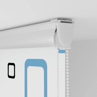 Doucherolgordijn met cassette 70x240 cm stofbreedte 66 cm 9