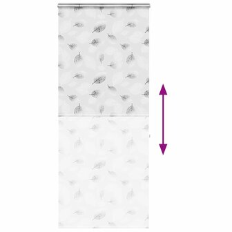 Doucherolgordijn met cassette 100x240 cm stofbreedte 96 cm 5