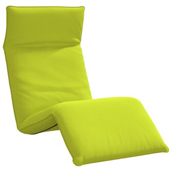 Ligstoel inklapbaar 175x54x8,5 cm oxford stof heldergroen 2