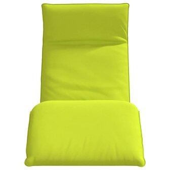Ligstoel inklapbaar 175x54x8,5 cm oxford stof heldergroen 4