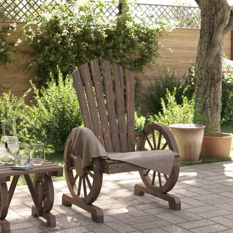 Tuinstoel Adirondack massief vurenhout 3