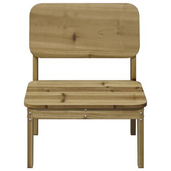 Tuinstoel 60x52,5x72 cm ge&iuml;mpregneerd grenenhout 3