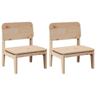 Tuinstoelen 2 st 60x52,5x72 cm massief grenenhout 2