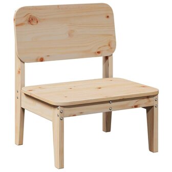 Tuinstoelen 2 st 60x52,5x72 cm massief grenenhout 3