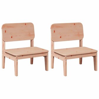 Tuinstoelen 2 st 60x52,5x72 cm massief douglashout 2