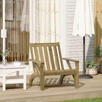 Tuinstoel Adirondack 75x77x77 cm ge&iuml;mpregneerd hout 1
