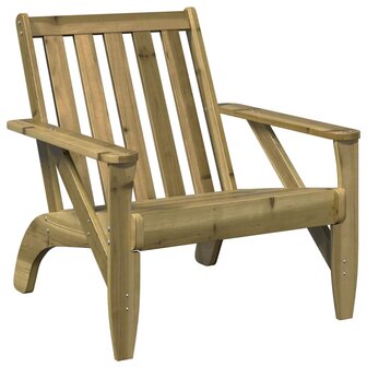 Tuinstoel Adirondack 75x77x77 cm ge&iuml;mpregneerd hout 2