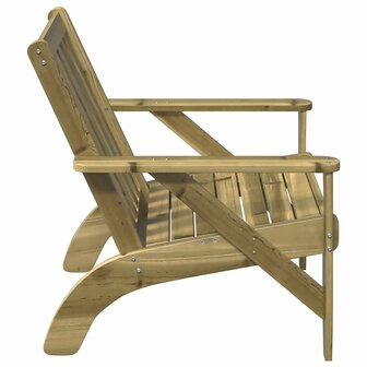 Tuinstoel Adirondack 75x77x77 cm ge&iuml;mpregneerd hout 4
