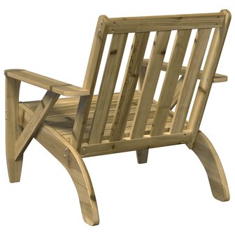 Tuinstoel Adirondack 75x77x77 cm ge&iuml;mpregneerd hout 5