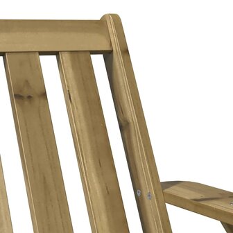 Tuinstoel Adirondack 75x77x77 cm ge&iuml;mpregneerd hout 7