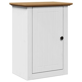 Badkamerwandkast BODO 44x30x60 cm wit en bruin 2