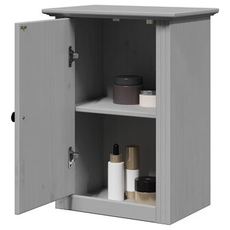 Badkamerwandkast BODO 44x30x60 cm grijs 1