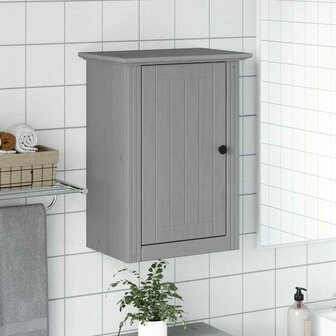 Badkamerwandkast BODO 44x30x60 cm grijs 3