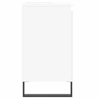 Badkamerkast 58x33x60 cm bewerkt hout wit 6