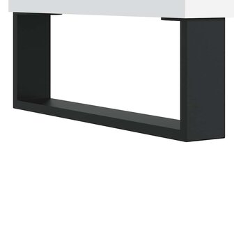 Badkamerkast 58x33x60 cm bewerkt hout wit 9