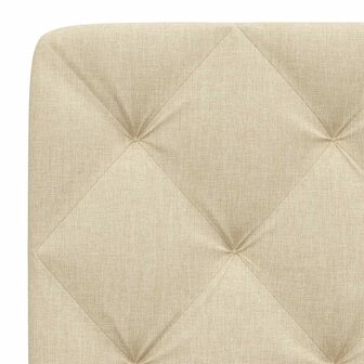 Hoofdbordkussen 80 cm stof cr&egrave;mekleurig 7
