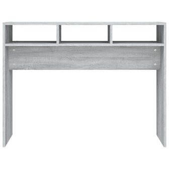 Wandtafel 105x30x80 cm bewerkt hout grijs sonoma eikenkleurig 5