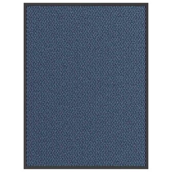 Deurmat 90x120 cm blauw 1