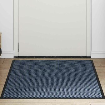 Deurmat 90x120 cm blauw 2