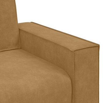 Tweezitsbank 120 cm fluweel bruin 7