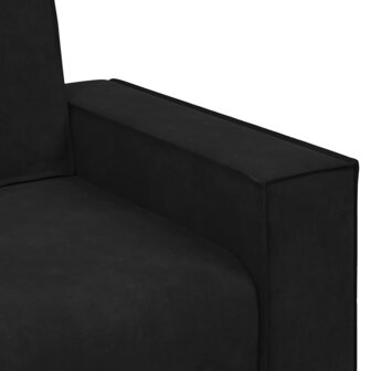 Tweezitsbank 140 cm fluweel zwart 7
