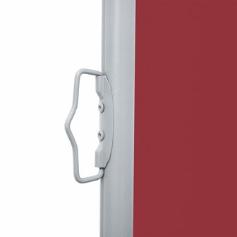 Windscherm uittrekbaar 100x600 cm rood 5